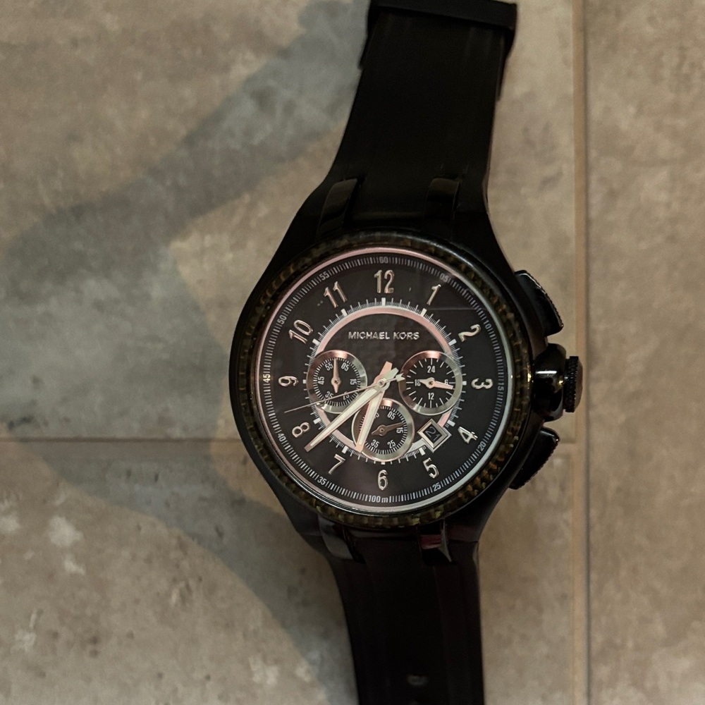 Michael Kors Black Chronograph Timepiece